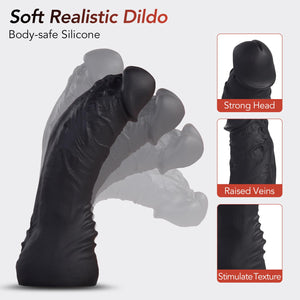 Strap-on Dildo Couple Sex Toys - UTIMI Strap on 3 Removable Realistic Silicone Dildos Wearable Dildo Adjustable Pants G-Spot Sti