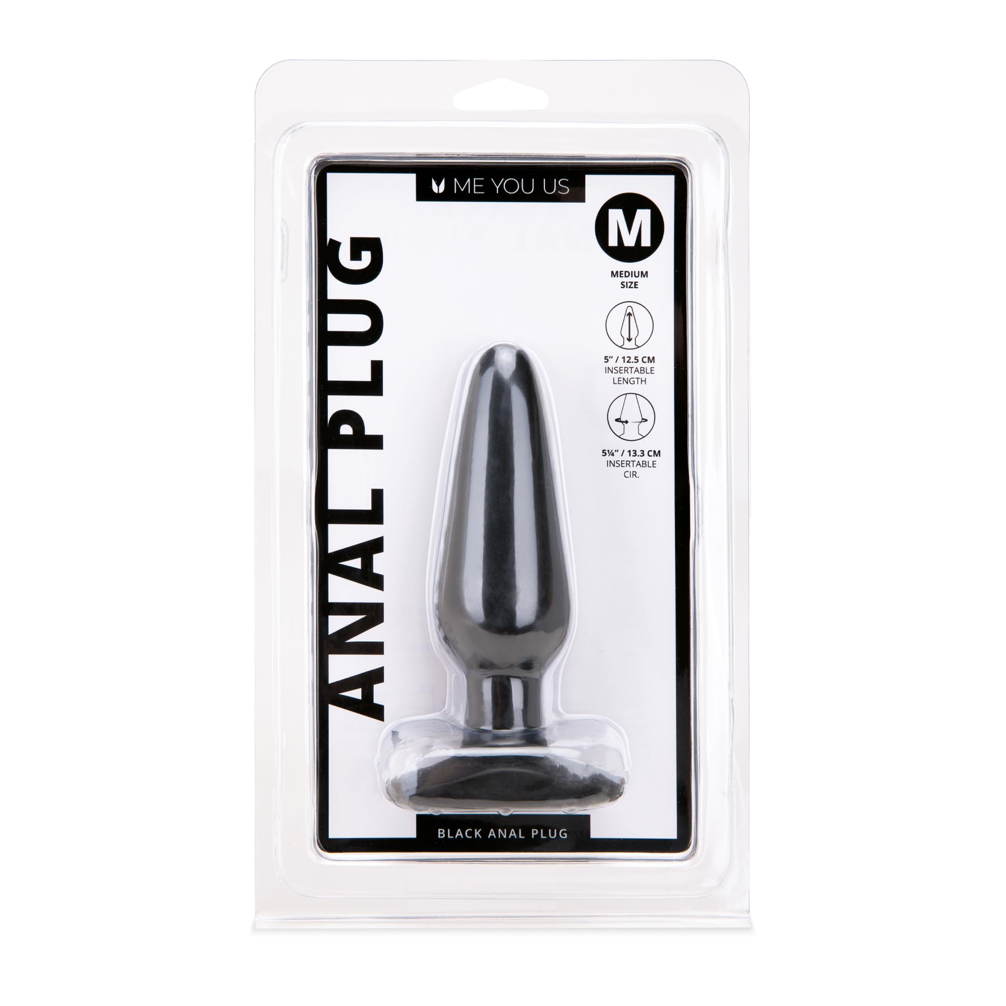 Me You Us Black Medium Anal Plug