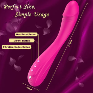 G Spot Rose Vibrator Women Sex Toys, One-Burst Powerful Clit Vibrating Toy with 7 Vibration Modes for Couple Pleasure, Clitoral
