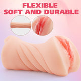 VOILTY 3 in 1 Male Masturbator, Realistic Sex Doll Male Masturbation Cup with 3D Textured Interior, Strong Suction Vagina Oral A