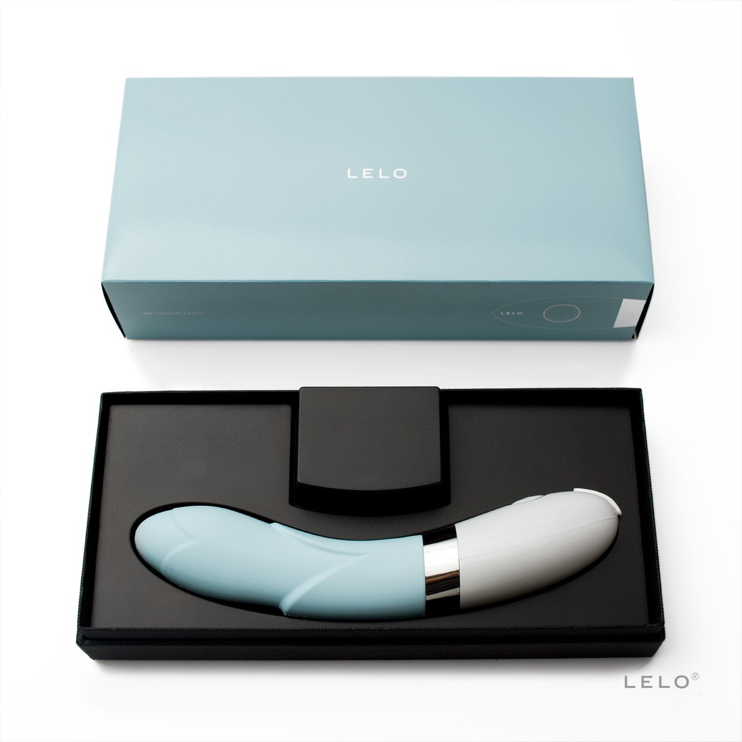 Lelo Iris Personal Massager, Powder Blue