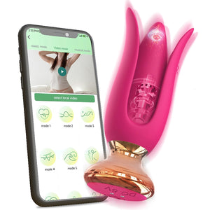 Anal Vibrator Plug Vibrator Sex Toy for Women 10 Vibrations Vibrator Butt Plug with App Sex Toy for Women, Portable Vibrator Pro