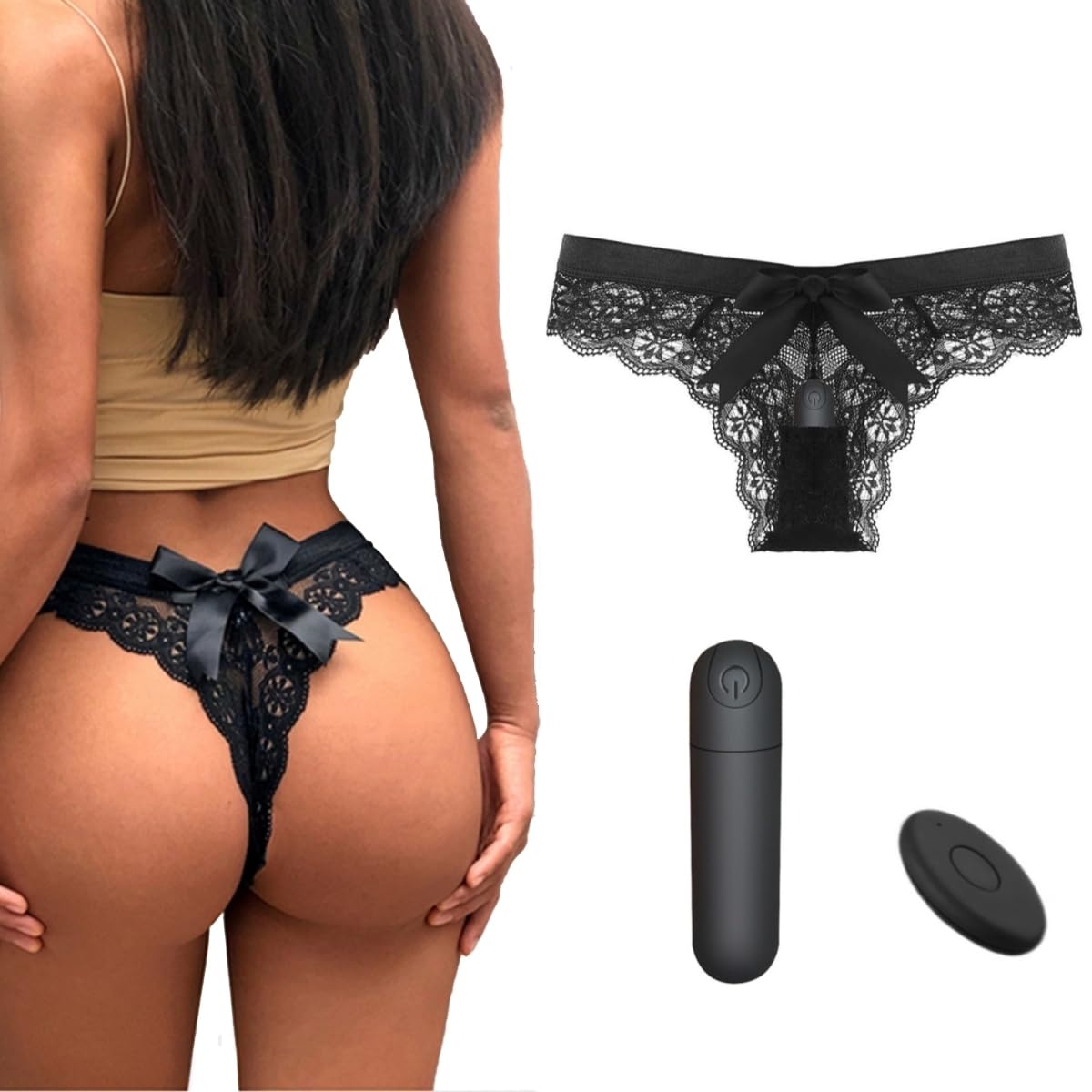 Sex Toys Remote Control Vibrator Bullet Panties - G Spot Vibrators with & 10 Vibration Waterproof Clitoris Stimulator - Adult Se