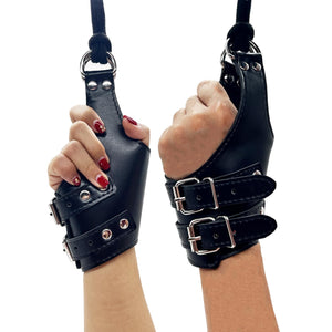 Bondage Cuffs Bondage Gear & Accessories Leather Wrist BDSM Handcuffs Restraint for Bed Restraints Adjustable Handcuff Straps SM