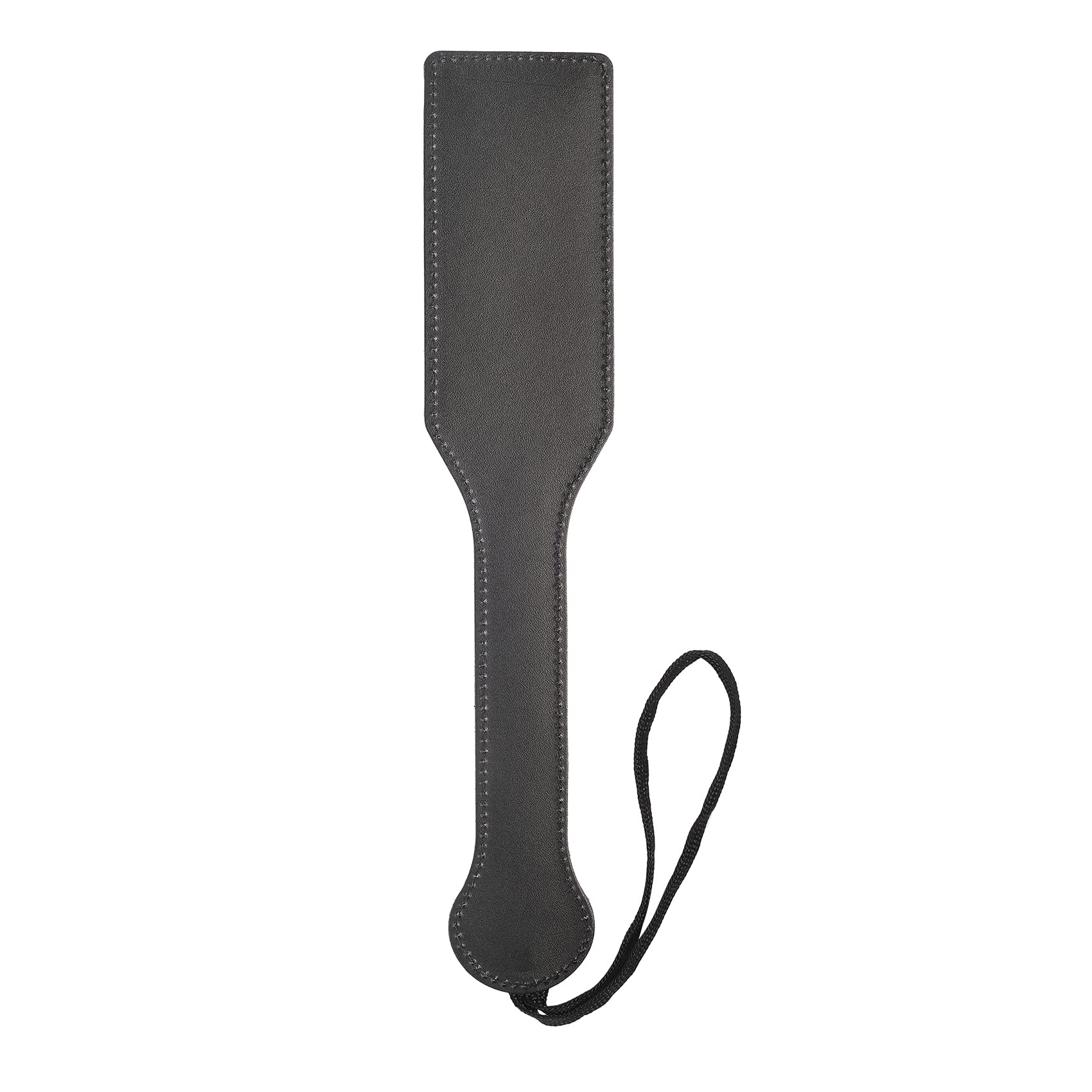 VENESUN XOXO Spanking Paddle, 12.6inch Faux Leather Paddles for Adults BDSM Play, Black