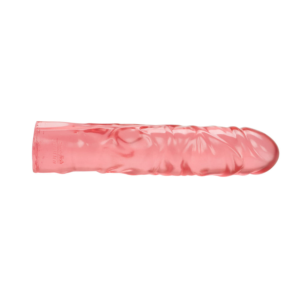 Calexotics Junior Dildo, Veined Chubby Translucence, 8.5''