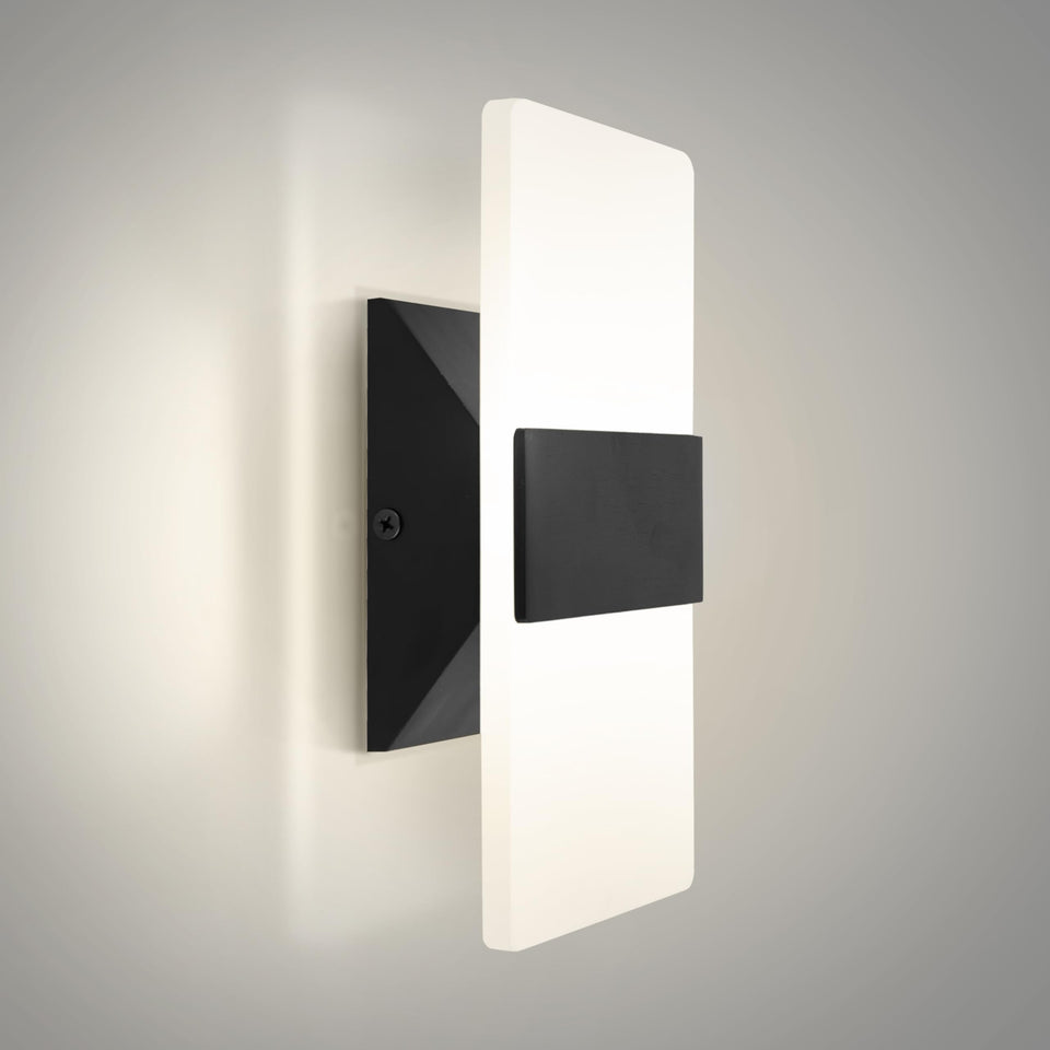 Asd 14 Inch Led Indoor Wall Sconce - Modern Interior 24W 120V 2700K-5000K Adjustable Dimmable Wall Mounted Light Fixtures, Acryl