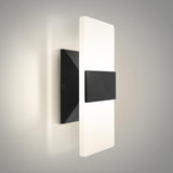 Asd 14 Inch Led Indoor Wall Sconce - Modern Interior 24W 120V 2700K-5000K Adjustable Dimmable Wall Mounted Light Fixtures, Acryl