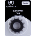 Spartacus Stud Elastomer C Ring - Black