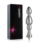 Hismith 6.15Metal Bead Anal Dildo, Smooth Aluminium Anal Wand with KlicLok System for Premium Sex Machine