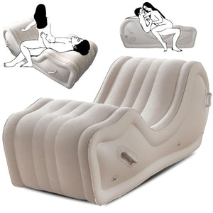 Yocare Sex Furniture for Couples BDSM, Inflatable Sex Bondage Sofa Chair with Built-in Air Pump, G Spot Position Pillow Ramp Cus