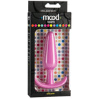 Doc Johnson Mood - Naughty 1 - Silicone Anal Plug - Large - 4.9 In. Long And 1.3 In. Wide - Tapered Base For Comfort Between The Cheeks - Large - Pink