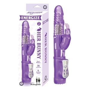 Energize Her Bunny 2 Rechargeable Purple