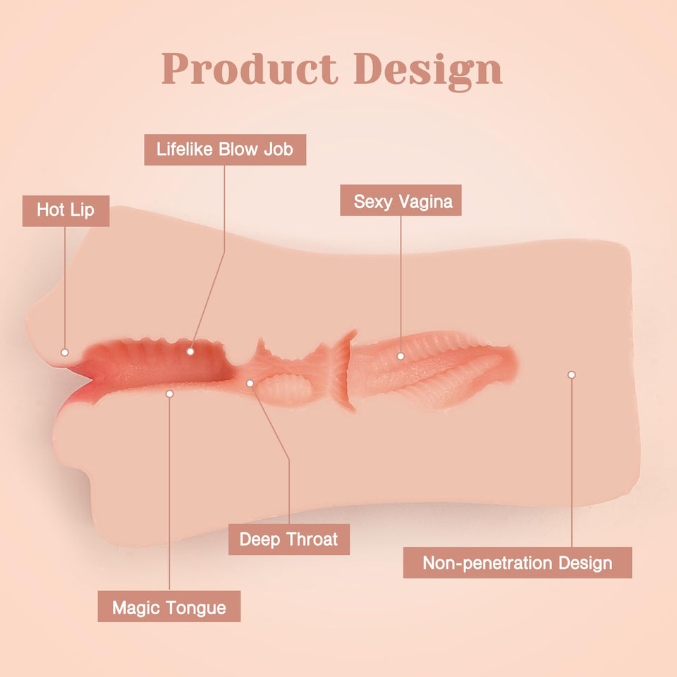 Tracy 's Dog Male Masturbators, Deep Throat Blow Job Signature Stroker, Sex Toys for Men, Realistic RUSHSKIN Close-Ended Pocket