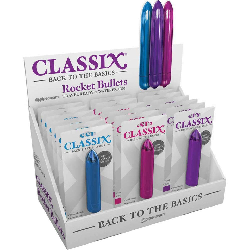 (D) Classix Rocket Bullet Dis 18Pc