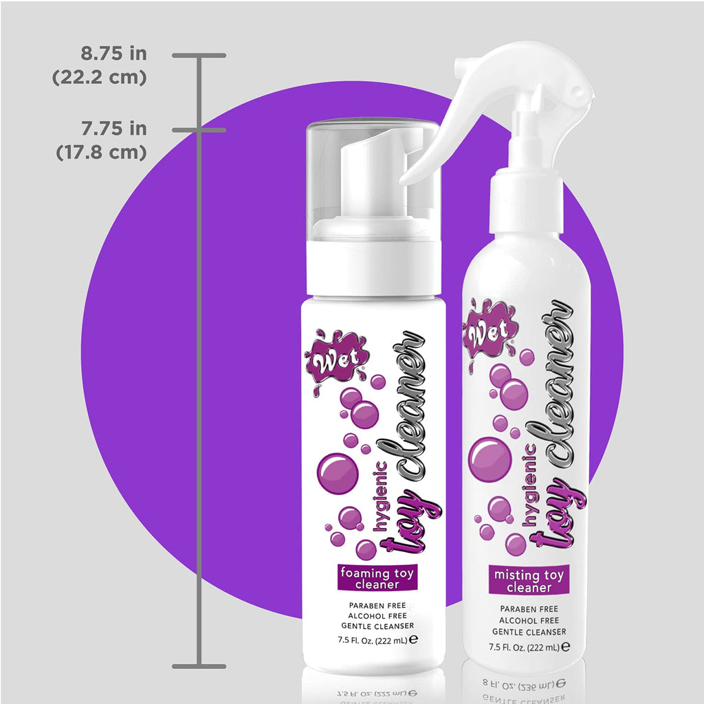 Wet Hygienic Misting Toy Cleaner, All Purpose Alcohol-Free Gentle Cleansing Spray | No Harsh Chemicals, Safe for All Toys and Su