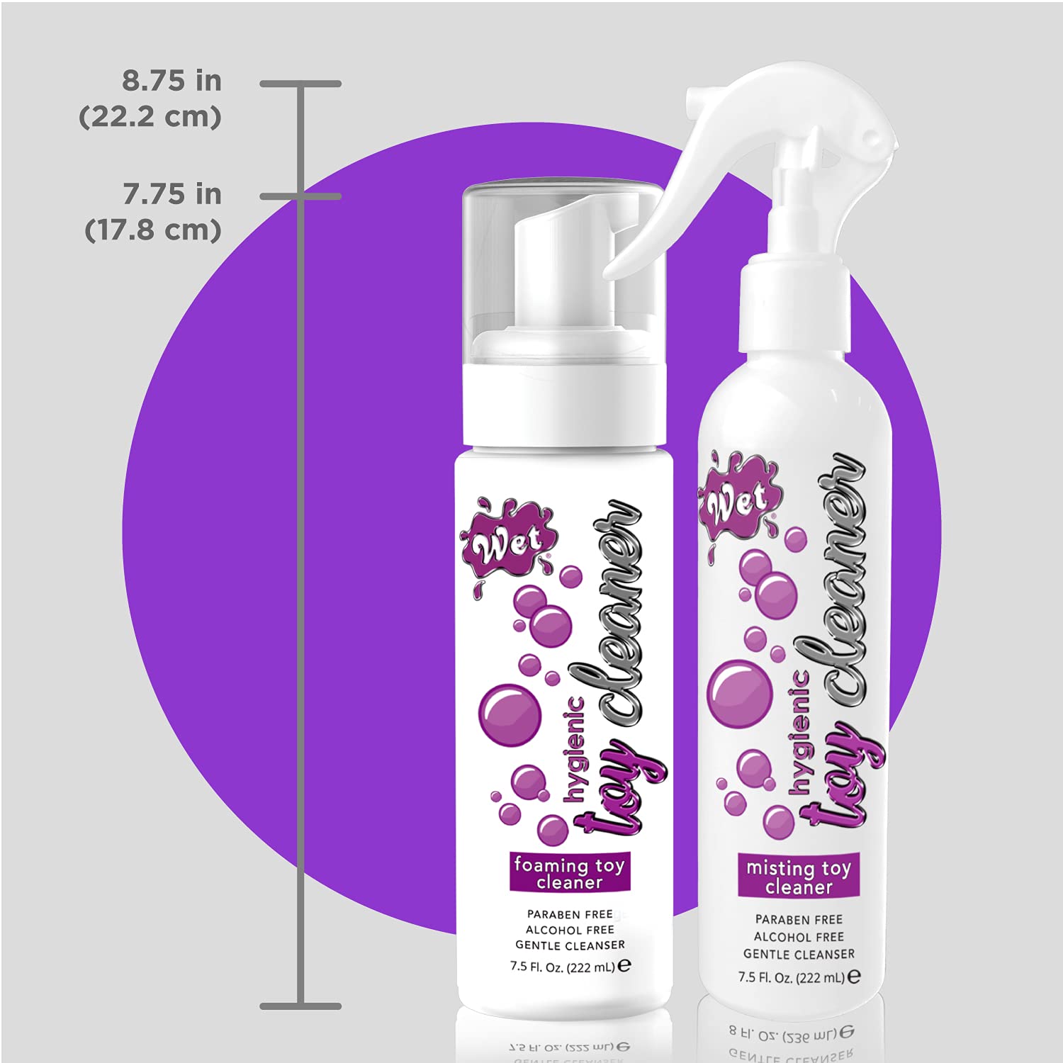 Wet Hygienic Misting Toy Cleaner, All Purpose Alcohol-Free Gentle Cleansing Spray | No Harsh Chemicals, Safe for All Toys and Su