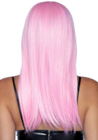 24 Long Straight Bang Wig.