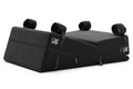 Liberator Black Label Wedge/Ramp Combo with Cuff Kit for BDSM and Bondage Play, Black Microfiber, 24 inch