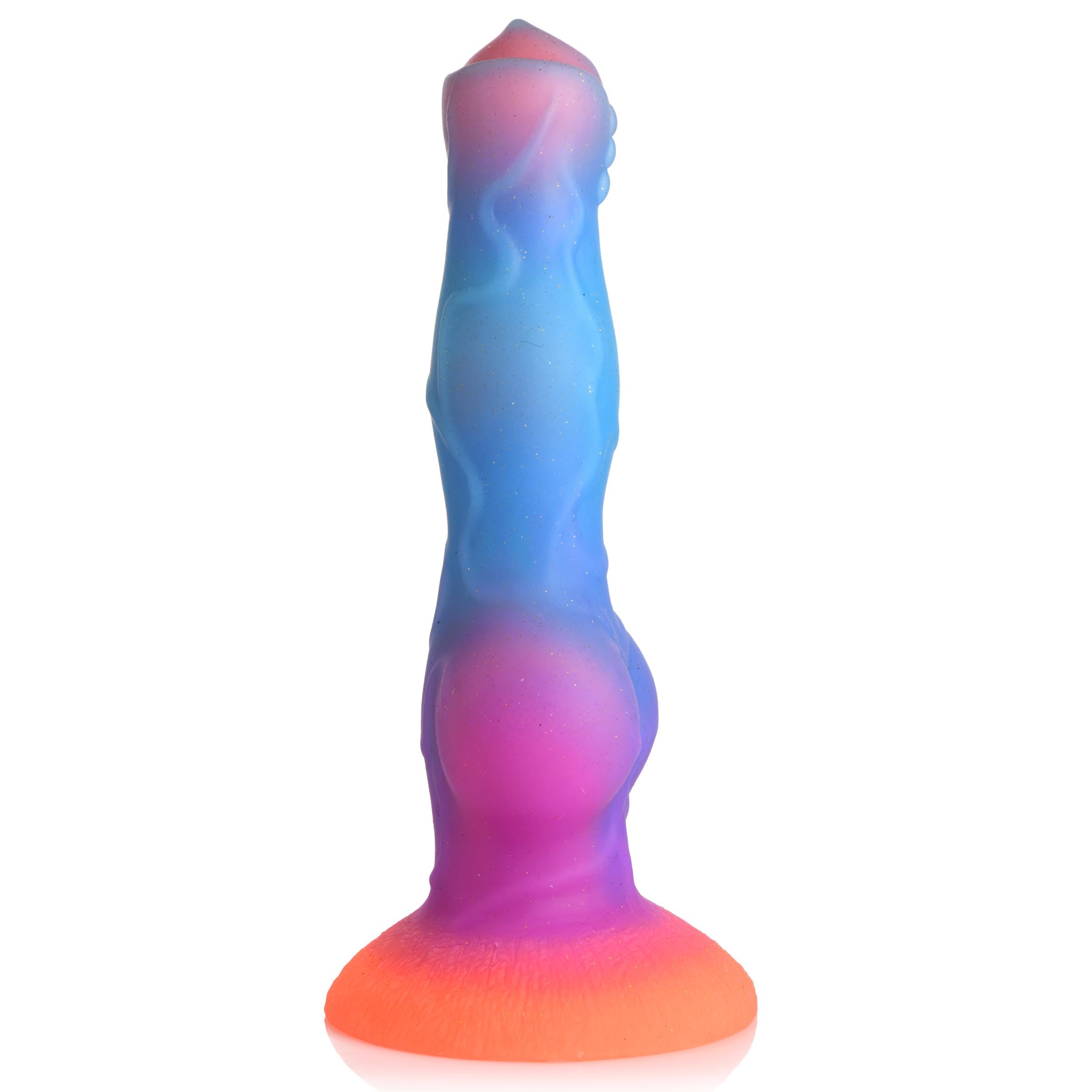 CREATURE COCKS Space Cock Alien Dildo Made with Premium Silicone for Men Women & Couples, Glow-in-The-Dark Fantasy Role Play Har