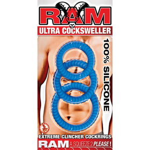 Ram Ultra Silicone Cocksweller (Blue)