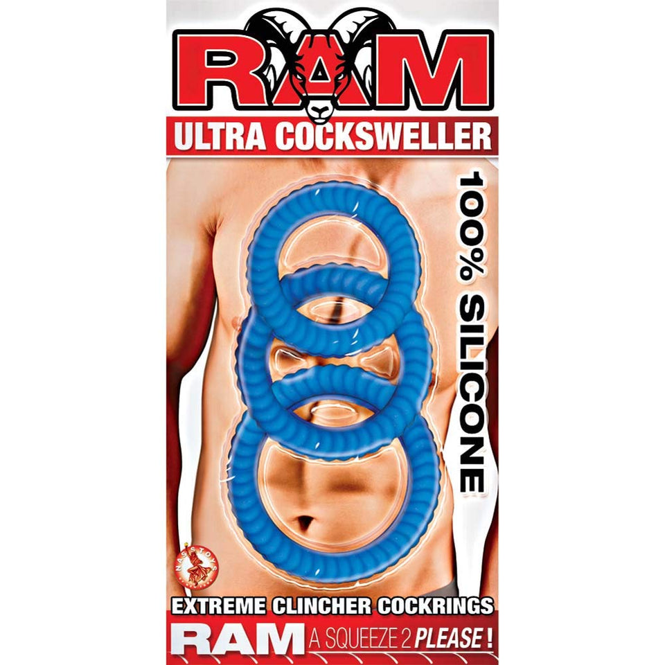 Ram Ultra Silicone Cocksweller (Blue)