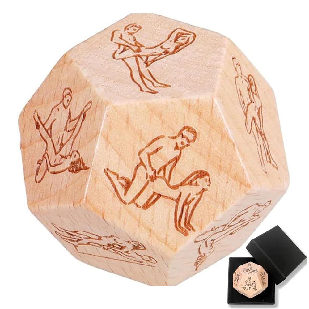 Rabrgab Couple Dice Sex Dice, Date Night Dice for Couples, Funny Dice for Adults Game Naughty Dice for Couples, Wedding Christma