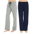U2SKIIN 2 Pack Pajama Pants for Women Soft, Comfortable Womens Lounge Pajama Pants Lightweight Sleep Pj Bottoms for Women(Navy/L