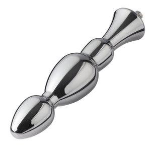 Hismith 6.15Metal Bead Anal Dildo, Smooth Aluminium Anal Wand with KlicLok System for Premium Sex Machine