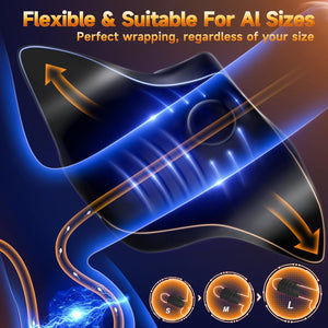Male Sex Toys for Men - Male Masturbator Penis Training Vibrator with APP Control, Vibrating Sex Toy Strokers Glans Trainer Stim
