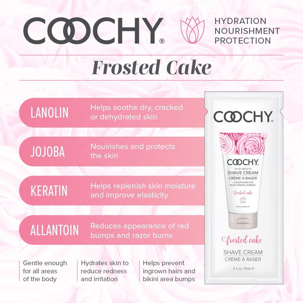 Coochy Shave Cream-Frosted Cake 15Ml Foil