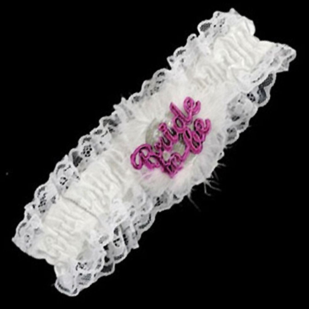 Bachelorette Party Favors Bride To Be Flashing Garter White