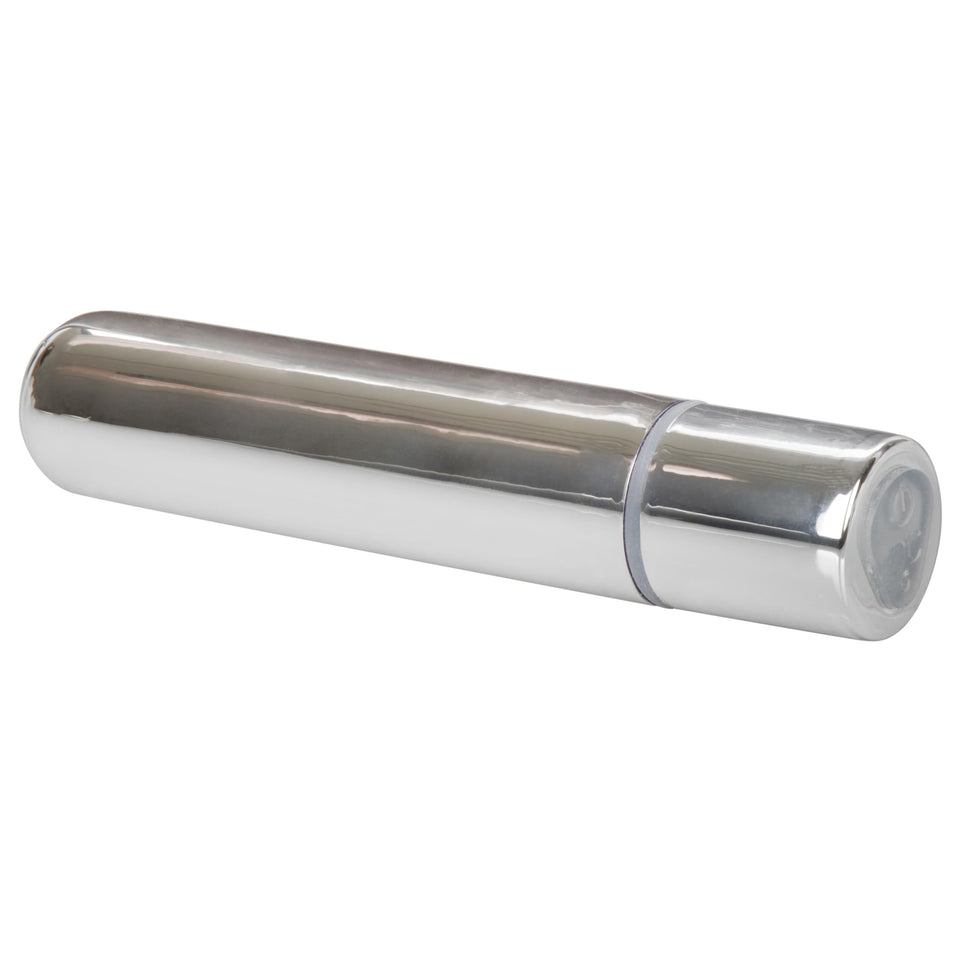 CalExotics Rechargeable Bullet - Adult 3 Speed Vibe Massager - Waterproof Travel Size Sex Toys for Couples - Silver