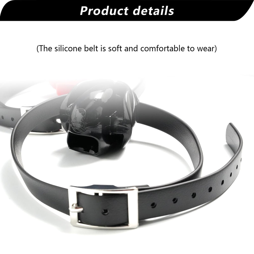 Adjustable Open Mouth Gag Ball for Oral Sex Silicone BDSM Fetish Bondage Gags & Muzzles Adult Sex Toys with Tongue Retainer Slav