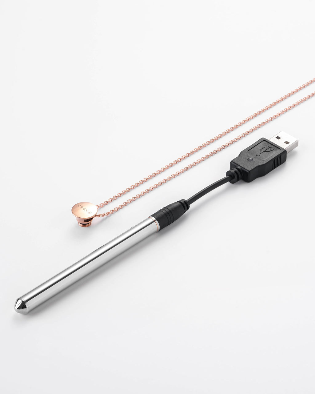 Crave Vesper Vibrator Necklace (24K Gold)
