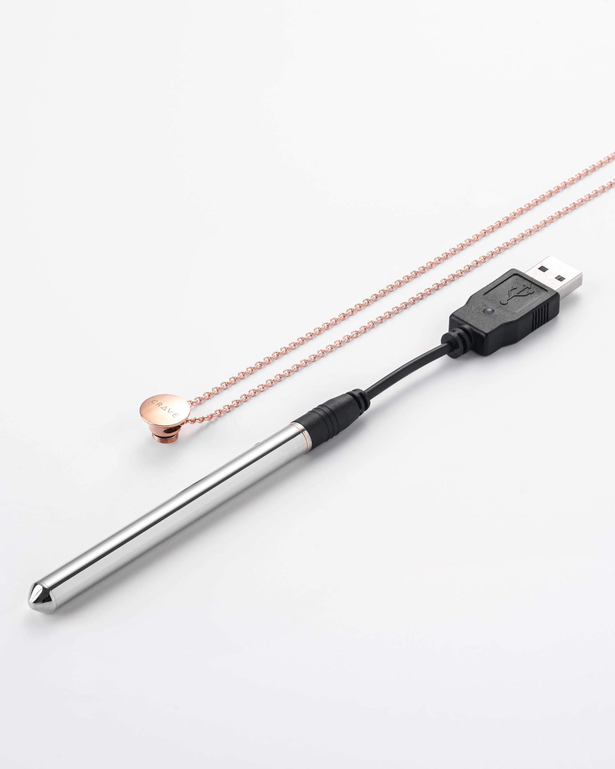 Crave Vesper Vibrator Necklace (24K Gold)