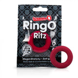 Screaming O Ringo Ritz Mega Stretchy Silicone Cock Ring, Black