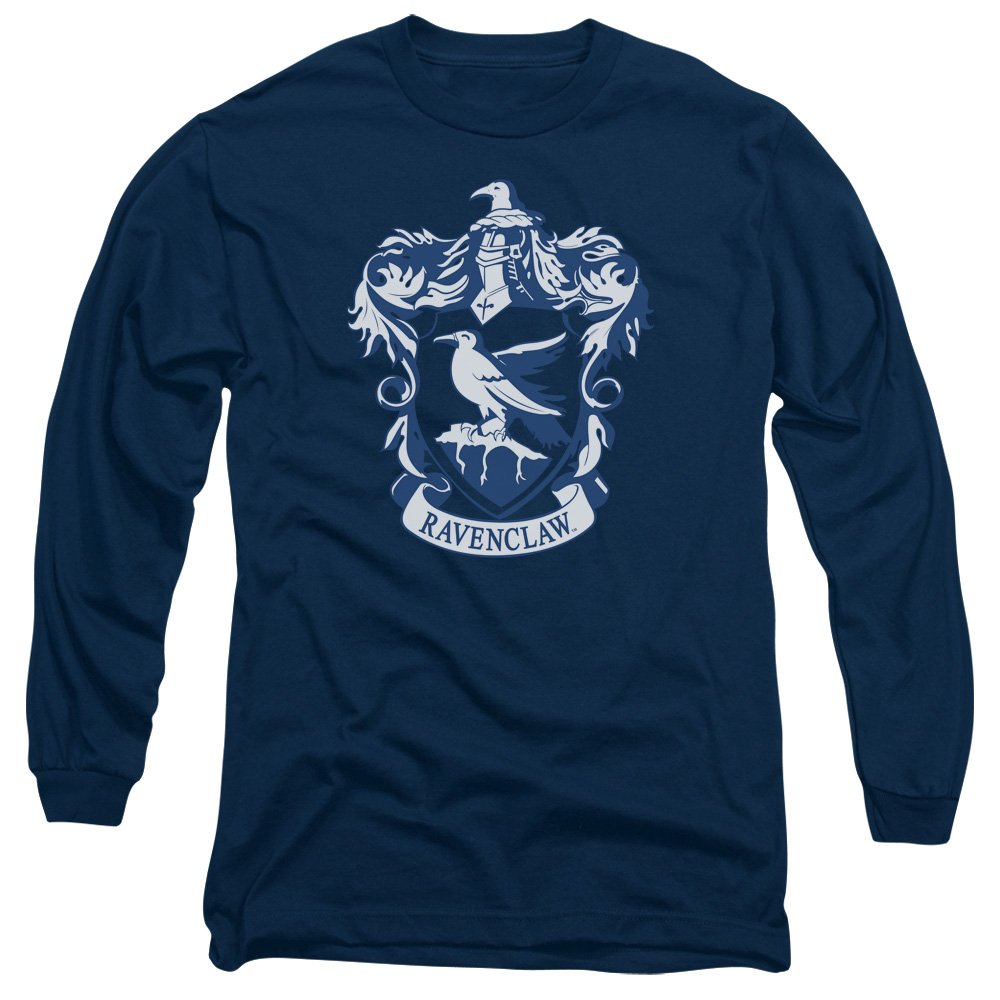 Harry Potter Ravenclaw Crest Long Sleeve Adult Navy