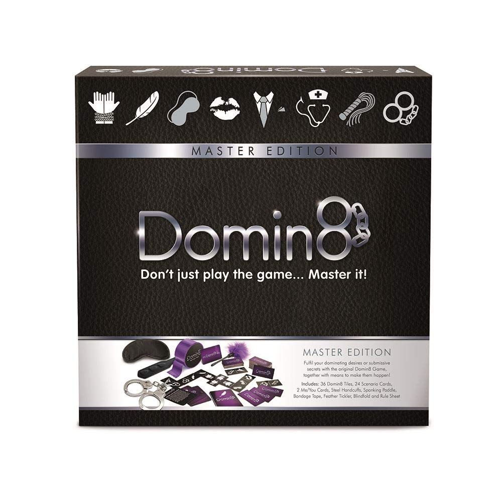 Domin8 Master Edition Adult Game for Couples. Relationship Building Domino Style Board Game for Couples Date Nights, Win The Gam