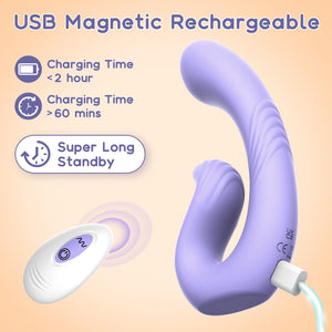 Sexual Pleasure Tools for Women: Remote Control Vibrator Wearable for Female with Strong Vibration, Quiet Dual Motor Internal Vi