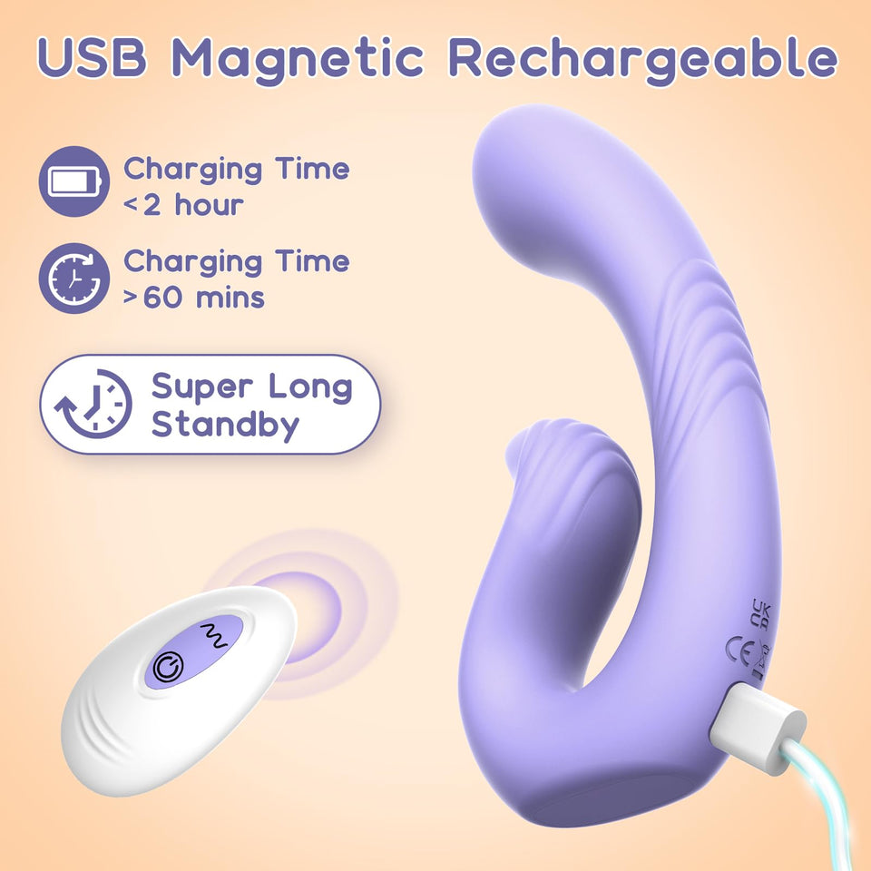 Sexual Pleasure Tools for Women: Remote Control Vibrator Wearable for Female with Strong Vibration, Quiet Dual Motor Internal Vi