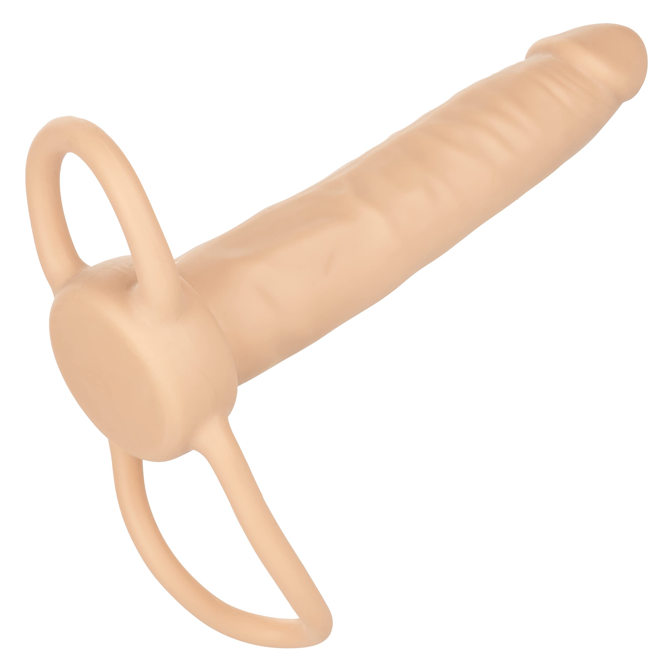 Calexotics Novelties Accommodator Dual Penetrator, Ivory