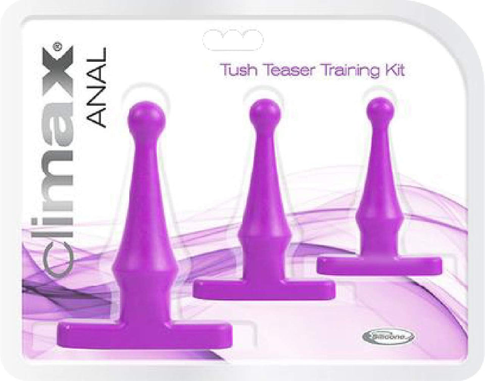 (WD) CLIMAX ANAL TUSH TEASER TRAINING KIT DEEP PURPLE