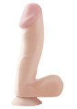 BASIX RUBBER WORKS 6.5IN FLESH DONG W/SUCTION CUP