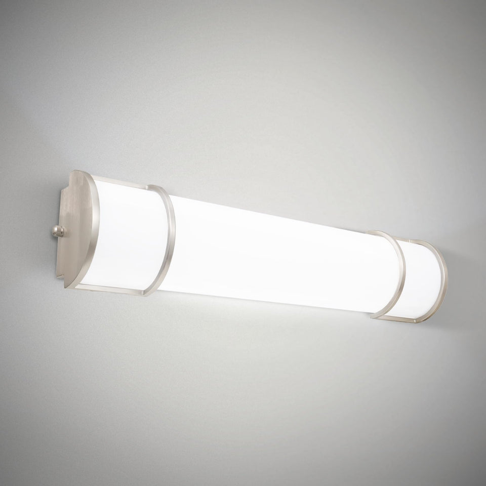 Asd Led 24 Inch Flush Mount Vanity Lighting Fixture | 25W 2600Lm 3000K-5000K 100-277V | 3Cct, Dimmable, Etl Listed | Bathroom Li