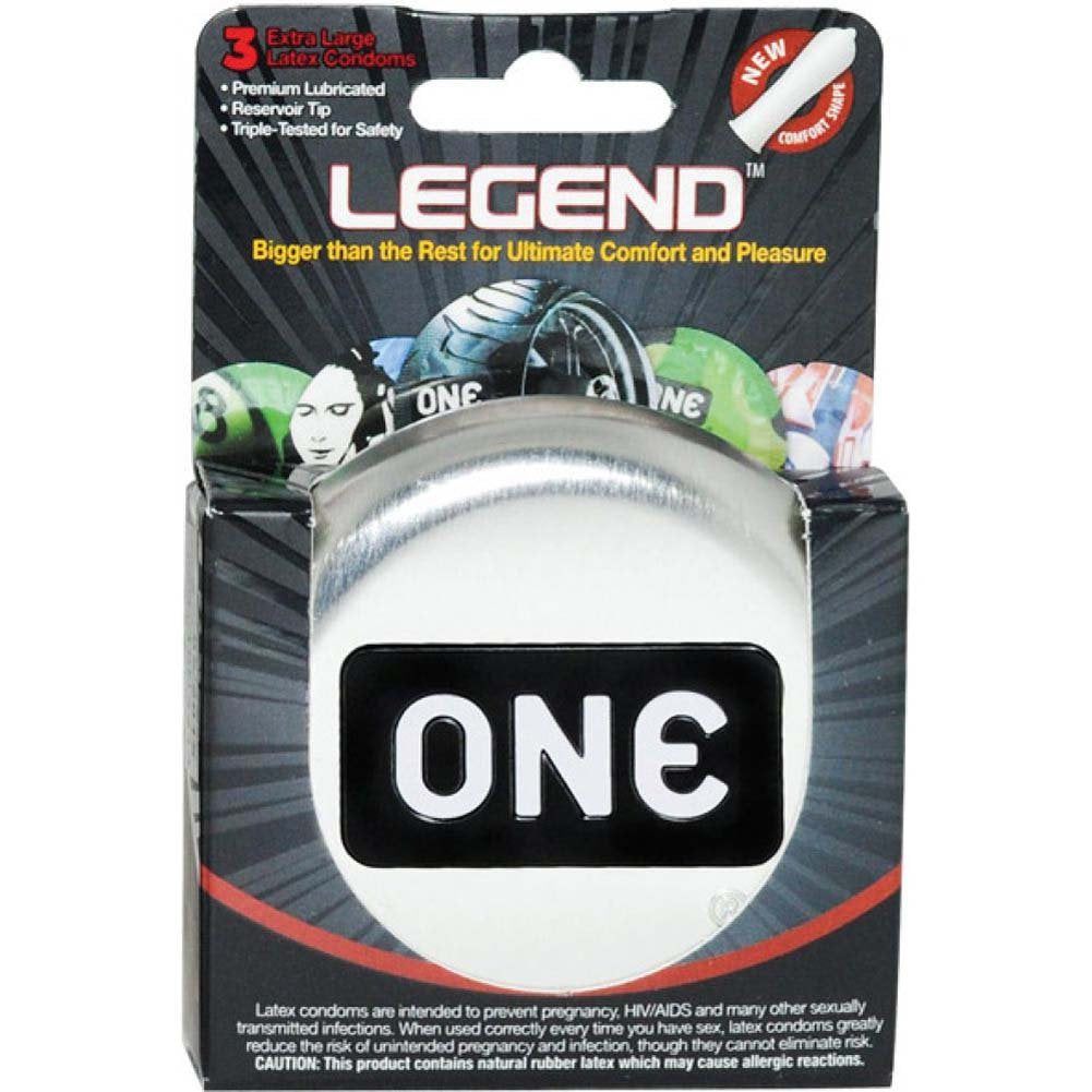 One Condoms One Legend  3 Count
