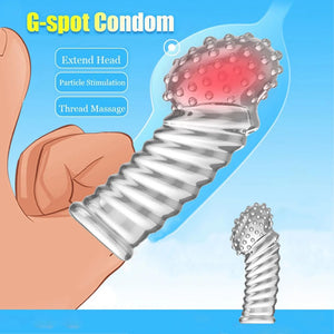Reusable Finger Sleeve No Vibrator G-Spot Massage Clitoris Stimulation Women Sex Toy Finger Vibrator Attachment Women Masturbato