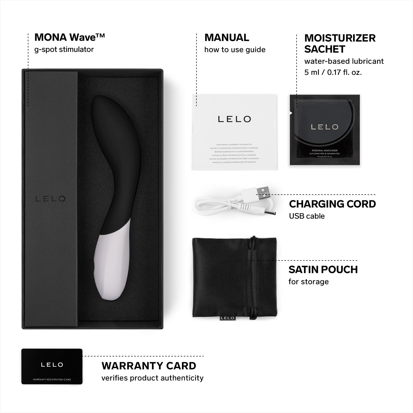 Lelo 77224: Mona Wave Black