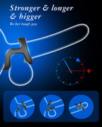 Sex Toys Penis Ring Silicone Cock Rings for Men Erection Sex, 8 Sizes Cockring Erectile Dysfunction Rings Cock Sexual Stimulatio