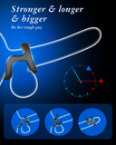 Sex Toys Penis Ring Silicone Cock Rings for Men Erection Sex, 8 Sizes Cockring Erectile Dysfunction Rings Cock Sexual Stimulatio